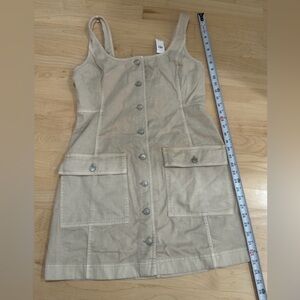 GAP Cream Denim Dress